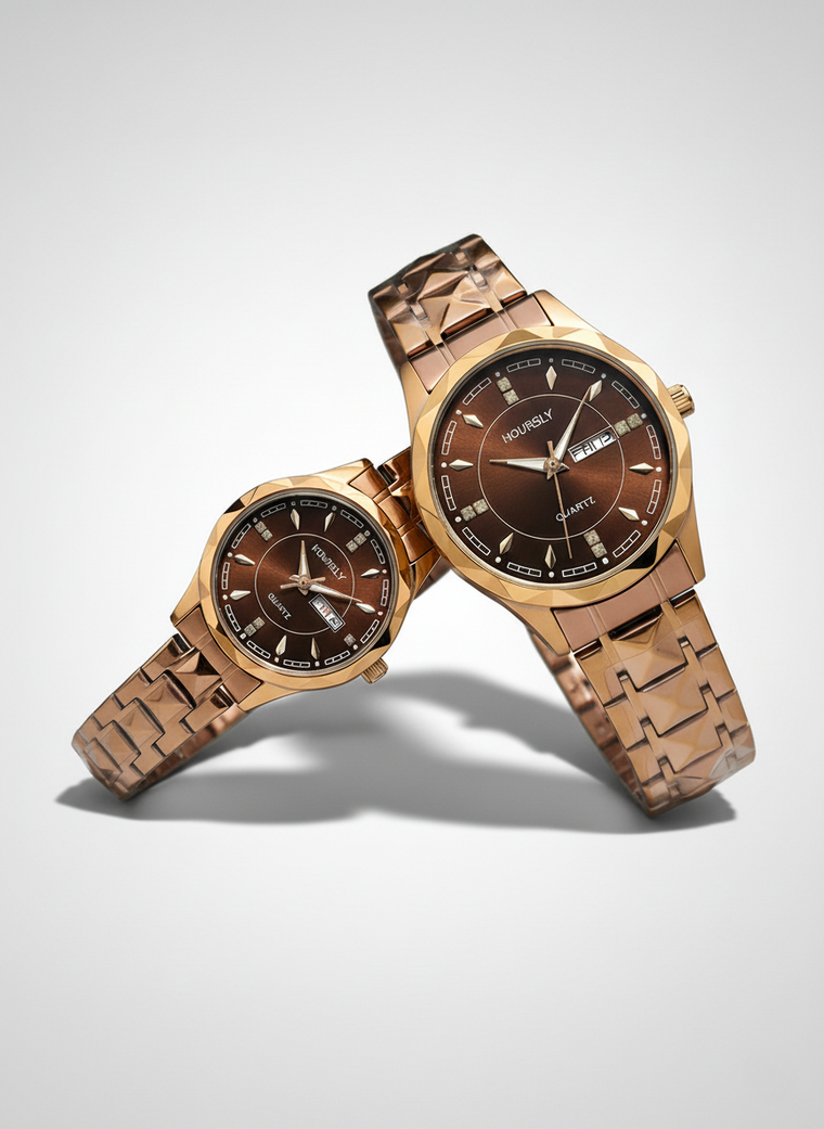 HOURSLY COUPLE WATCH H-1321